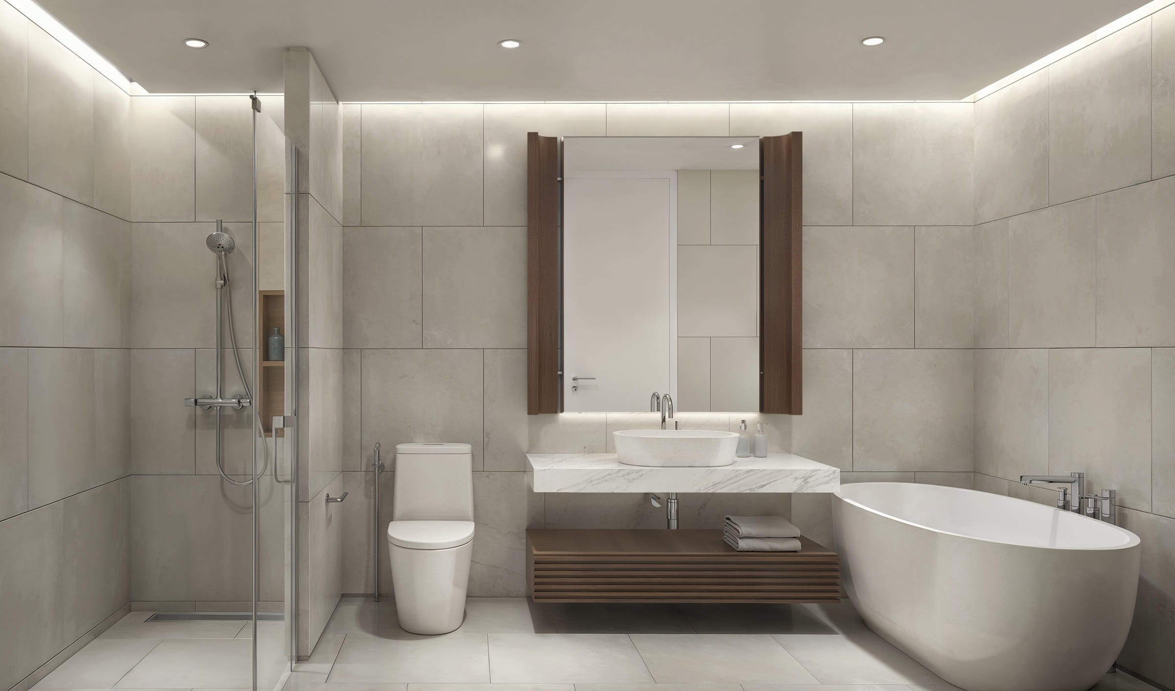 Show unit — Type A2 bathroom