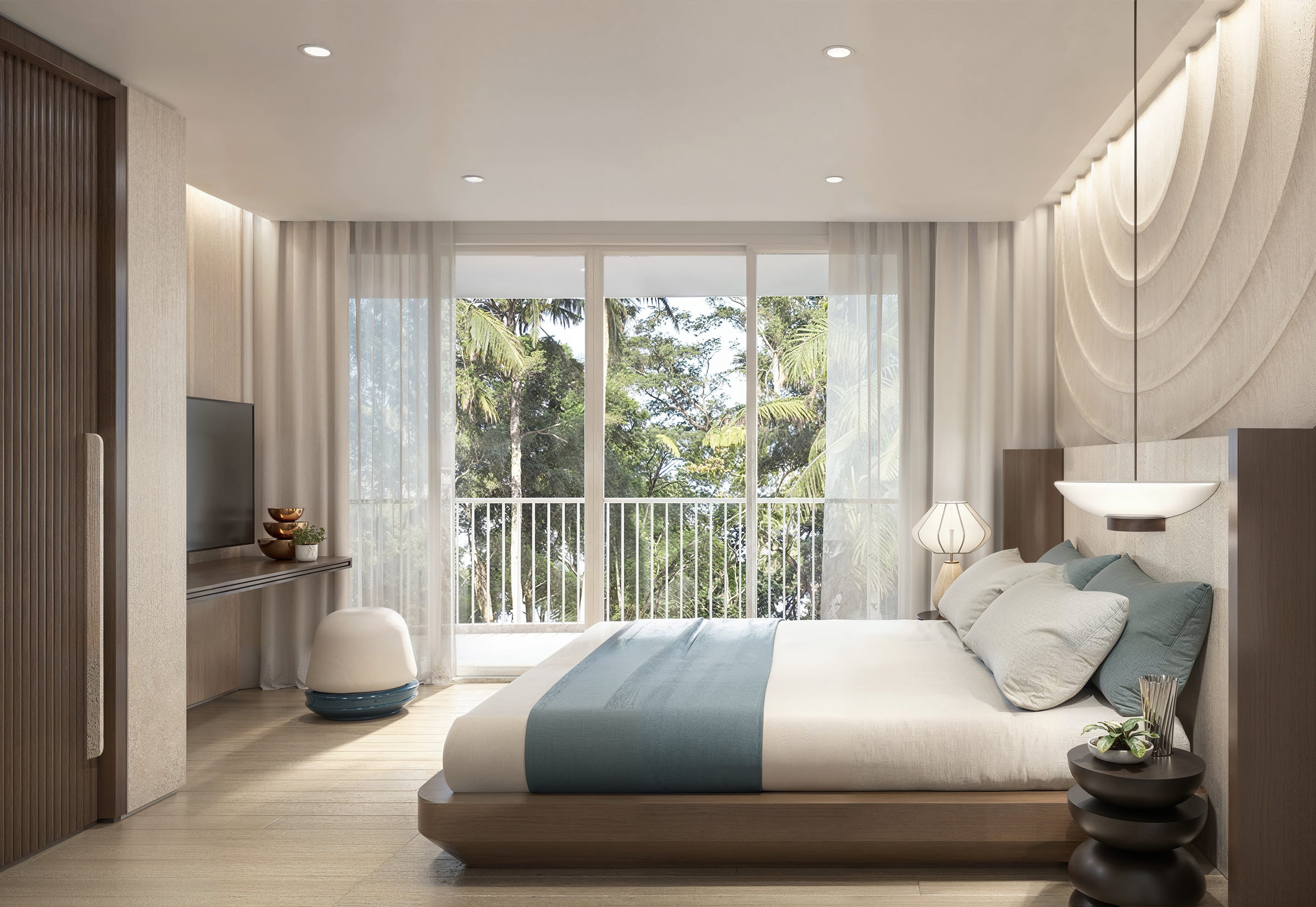 Show unit — Type B2 bedroom